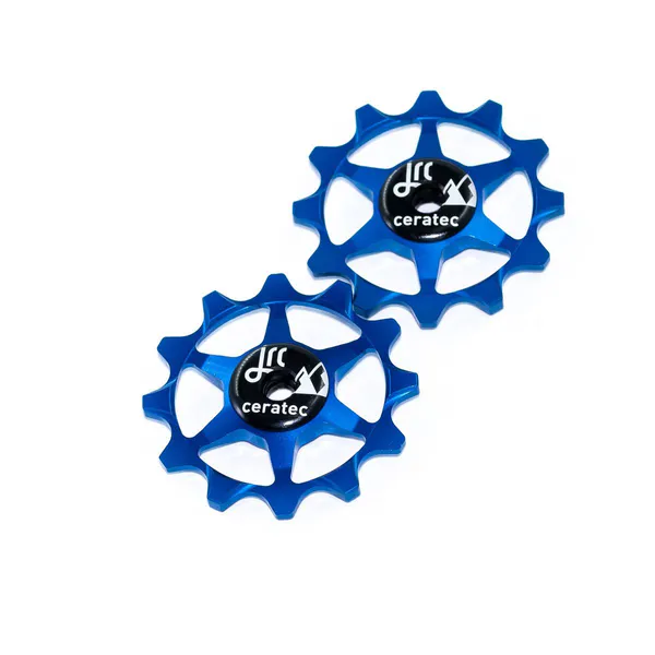 Kółka przerzutki JRC Components Narrow Wide 12T ceramiczne, niebieskie
