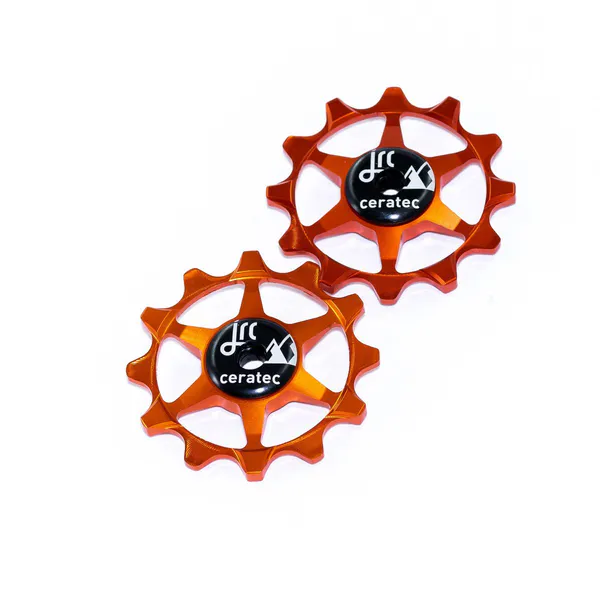 JRC Components Kółka przerzutki ceramiczne JRC Narrow Wide 12T pomarańczowe