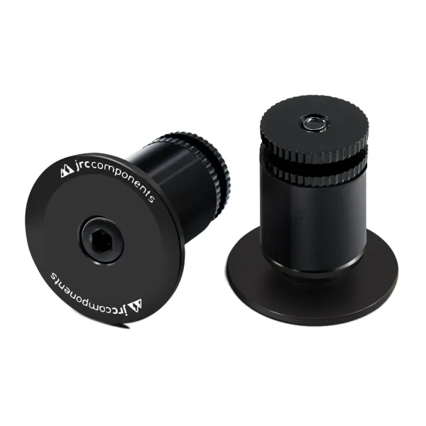 JRC Components Zaślepki kierownicy JRC Alloy SMP-0078-BLK aluminiowe, Czarny