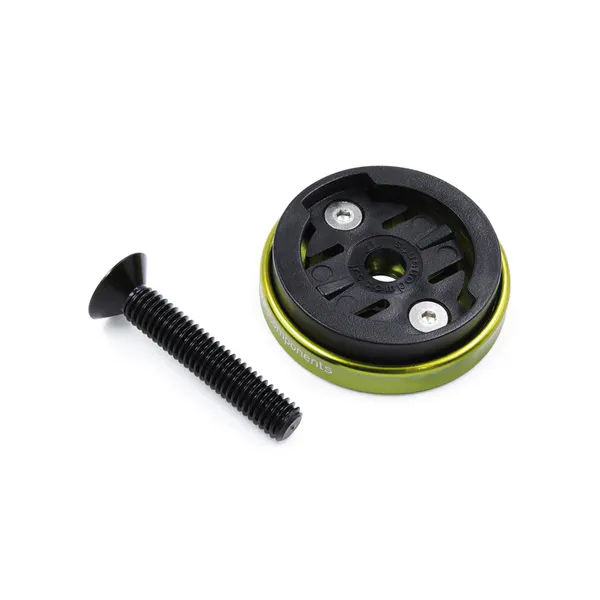 Mocowanie licznika Garmin JRC Components Enkei Top Cap CMA-0067-ACG Zielony Acid