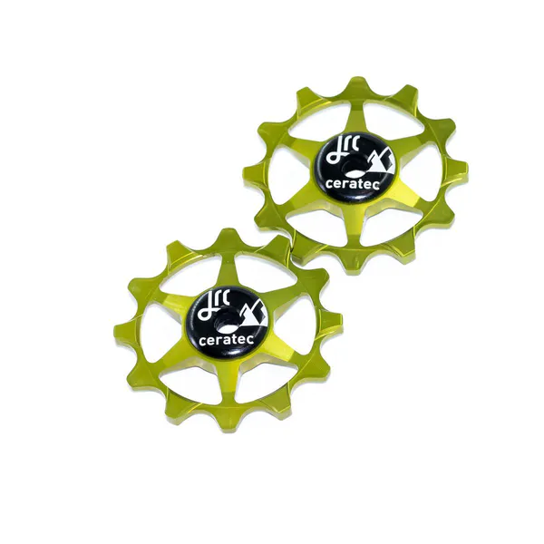 JRC Components Kółka przerzutki JRC Ceramiczne Narrow Wide 12T zielony acid