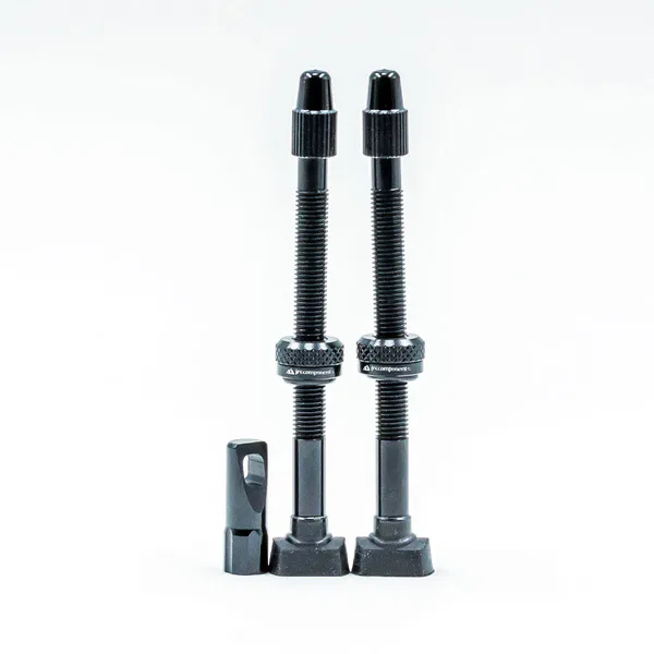 Wentyle aluminiowe JRC Components Tubeless 68 mm czarne, 2 szt.