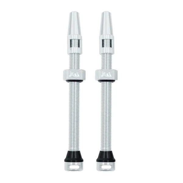 JRC Components Wentyle tubeless JRC WAA-0080-SIL aluminiowe 70 mm srebrne, 2 szt.